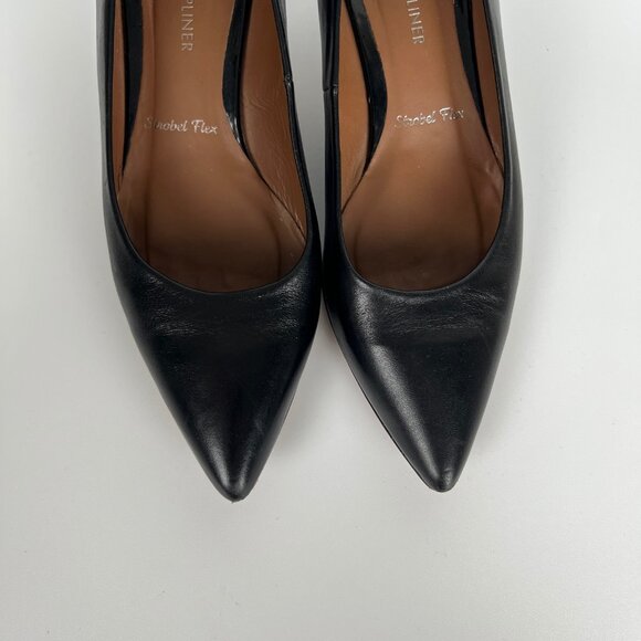 Donald J Pliner Leather High Heel Pumps Old Money Quiet Luxury Understated Luxe - Picture 3 of 8